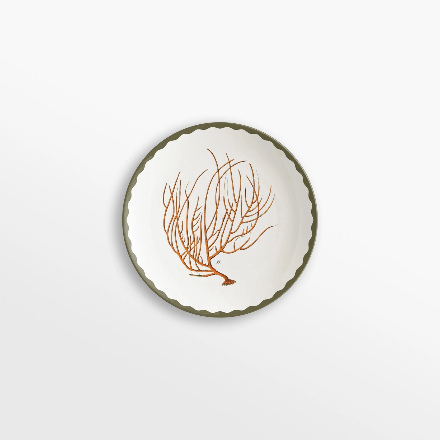 Cabinet de Curiosités — Juego de 6 platos de pan en porcelana — ROUCLÊ Maison Contemporaine