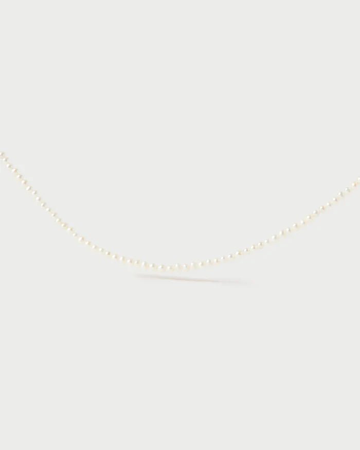 Collar La Perla Essential — Plata de ley bañada en oro 18K con perlas cultivadas — ROUCLÊ Maison Contemporaine