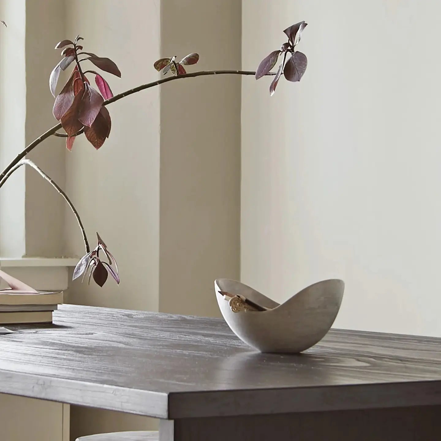 Cuenco Soapstone — Esteatita pulida en gris suave — ROUCLÊ Maison Contemporaine