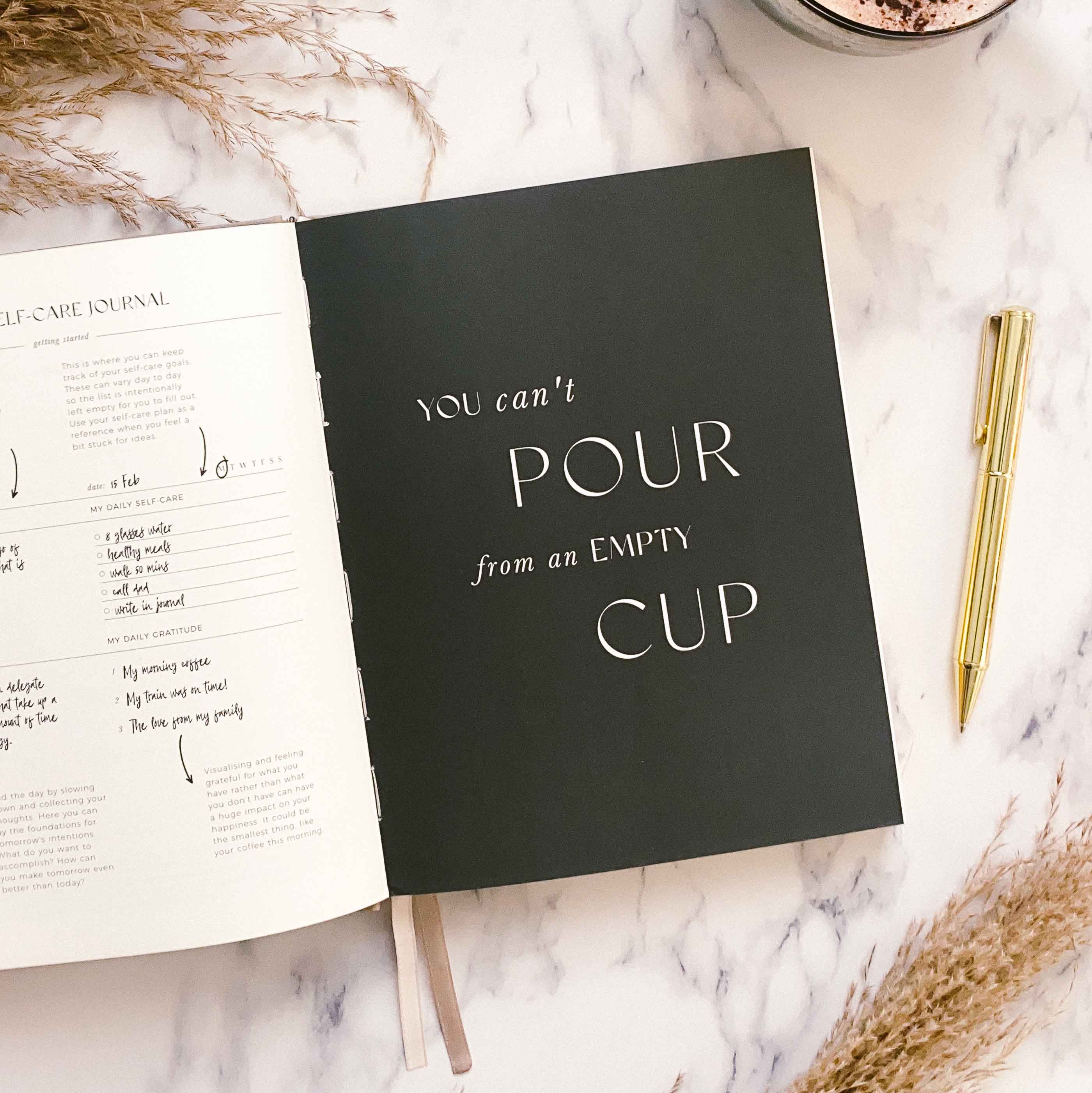Diario de reflexión y gratitud My Daily Self - Care — ROUCLÊ Maison Contemporaine