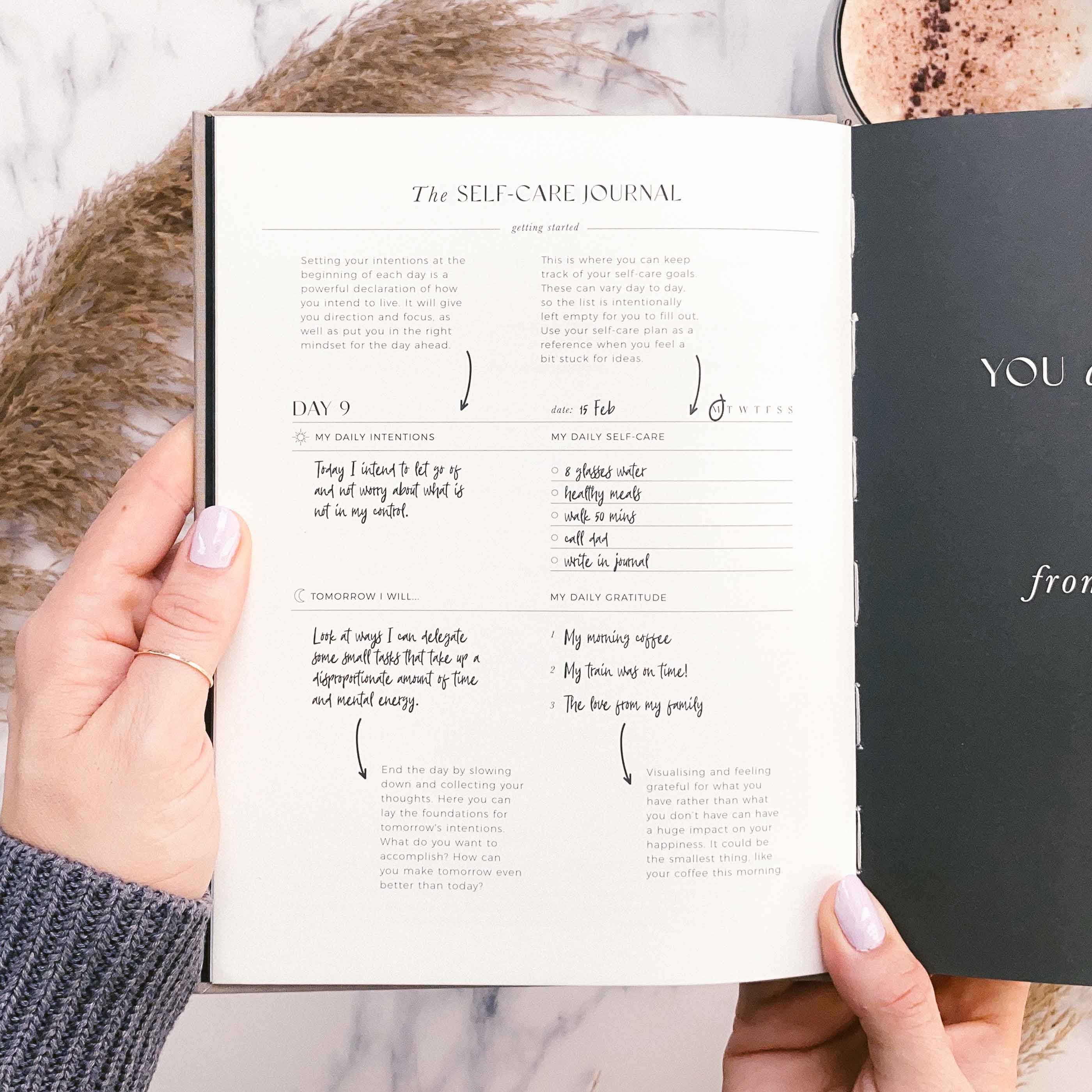 Diario de reflexión y gratitud My Daily Self - Care — ROUCLÊ Maison Contemporaine