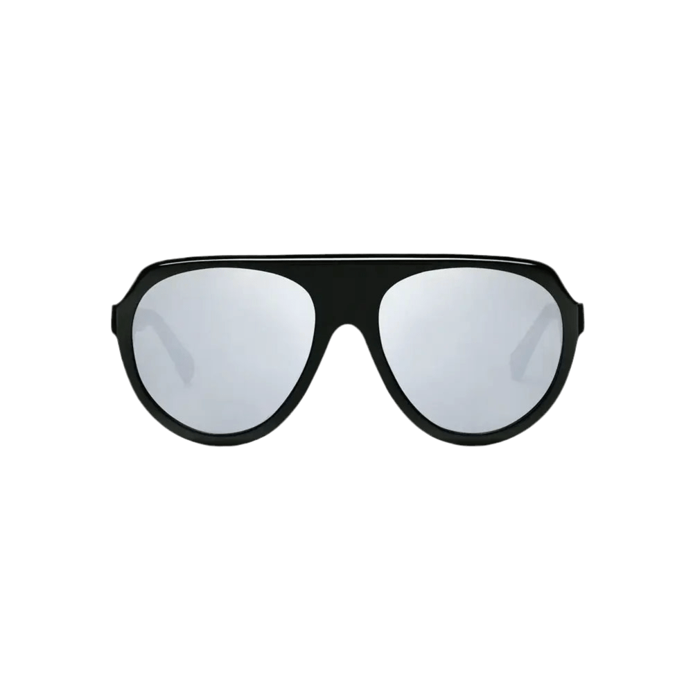 Gafas de sol FARRAH — Acetato italiano y lentes espejo (havana / negro) — ROUCLÊ Maison Contemporaine