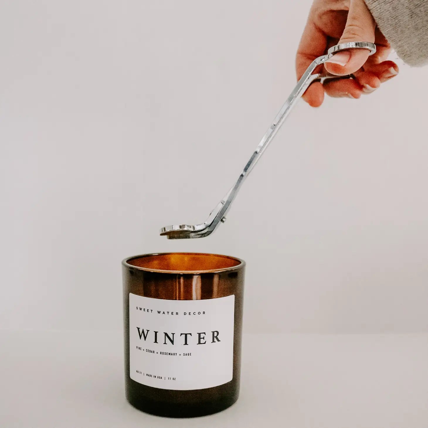 Kit para el cuidado de velas — plateado — ROUCLÊ Maison Contemporaine