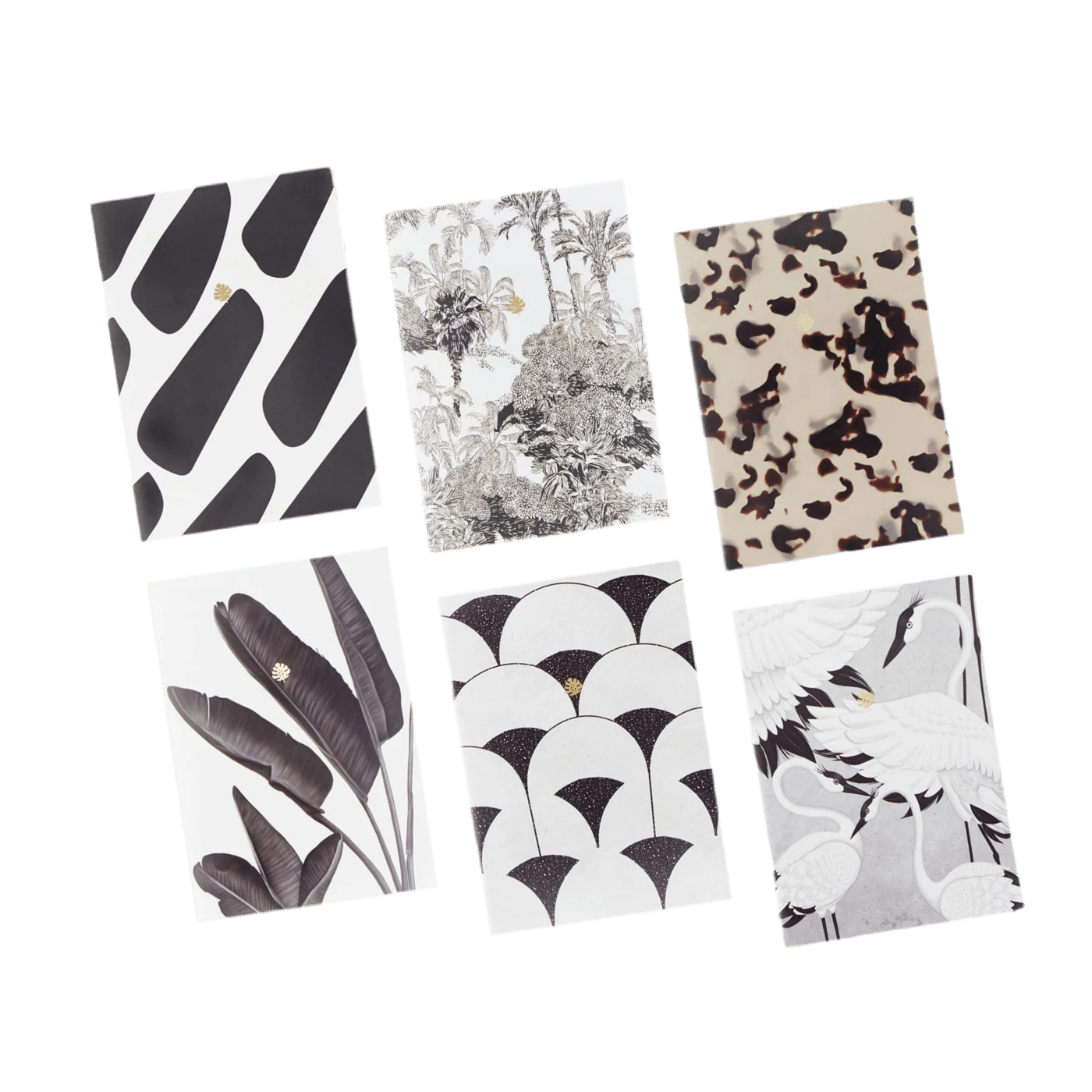 Mini cuadernos — Estampados variados (pack de 3) — ROUCLÊ Maison Contemporaine