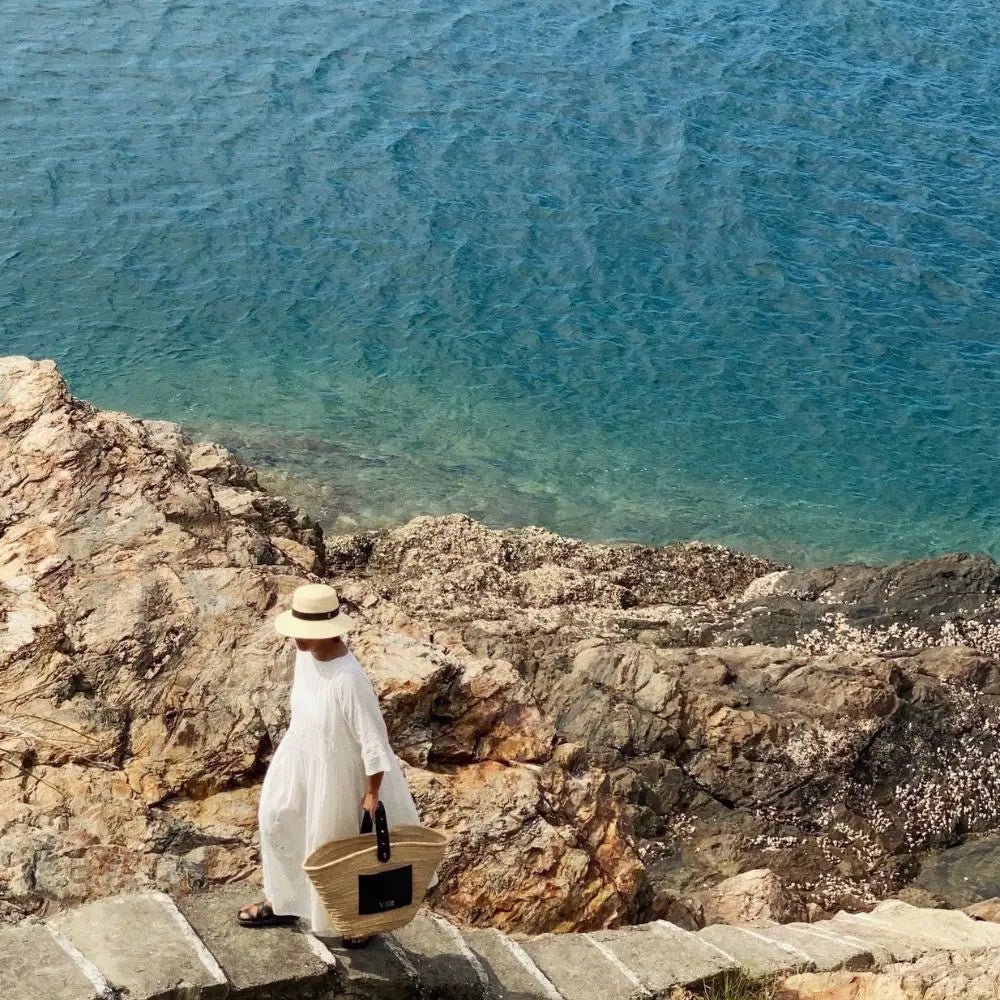 Panamá Riviera — Negro (talla grande 59 - 60 cm) — ROUCLÊ Maison Contemporaine