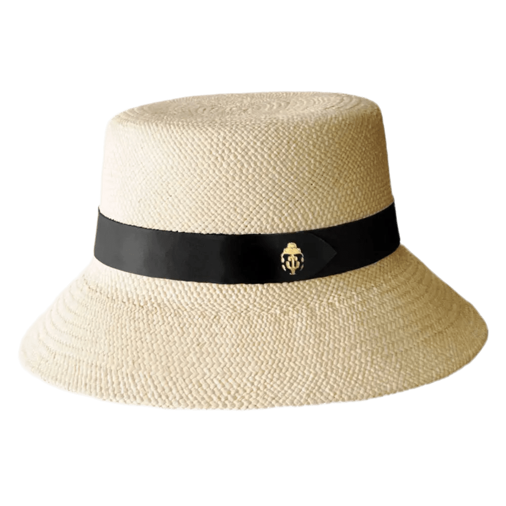 Panamá Riviera — Negro (talla grande 59 - 60 cm) — ROUCLÊ Maison Contemporaine