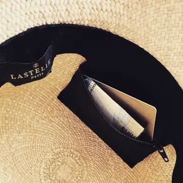 Panamá Riviera — Negro (talla grande 59 - 60 cm) — ROUCLÊ Maison Contemporaine