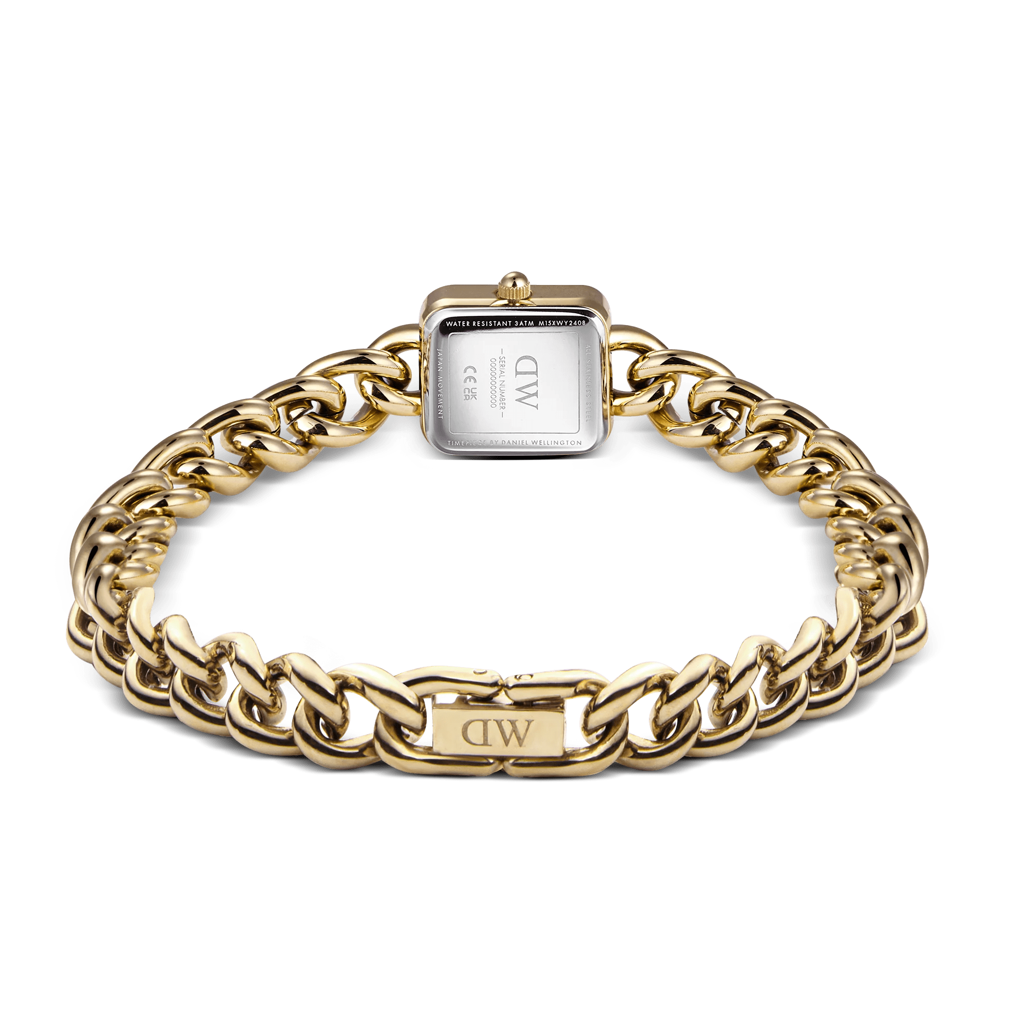 Reloj Cadena Jolie — Con brazalete de cadena en oro / oro rosa / plata — ROUCLÊ Maison Contemporaine
