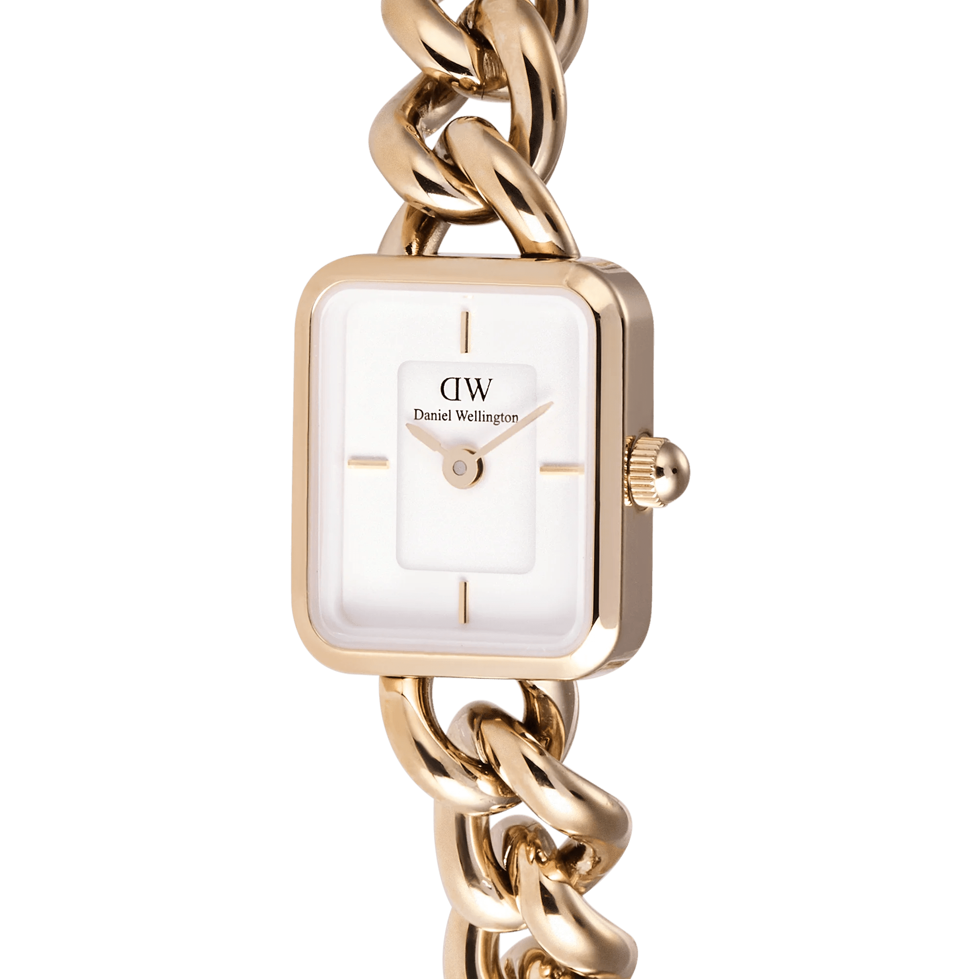 Reloj Cadena Jolie — Con brazalete de cadena en oro / oro rosa / plata — ROUCLÊ Maison Contemporaine