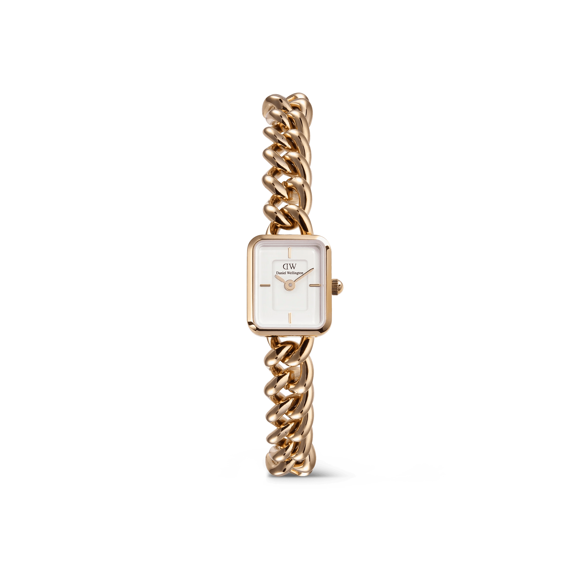 Reloj Cadena Jolie — Con brazalete de cadena en oro / oro rosa / plata — ROUCLÊ Maison Contemporaine