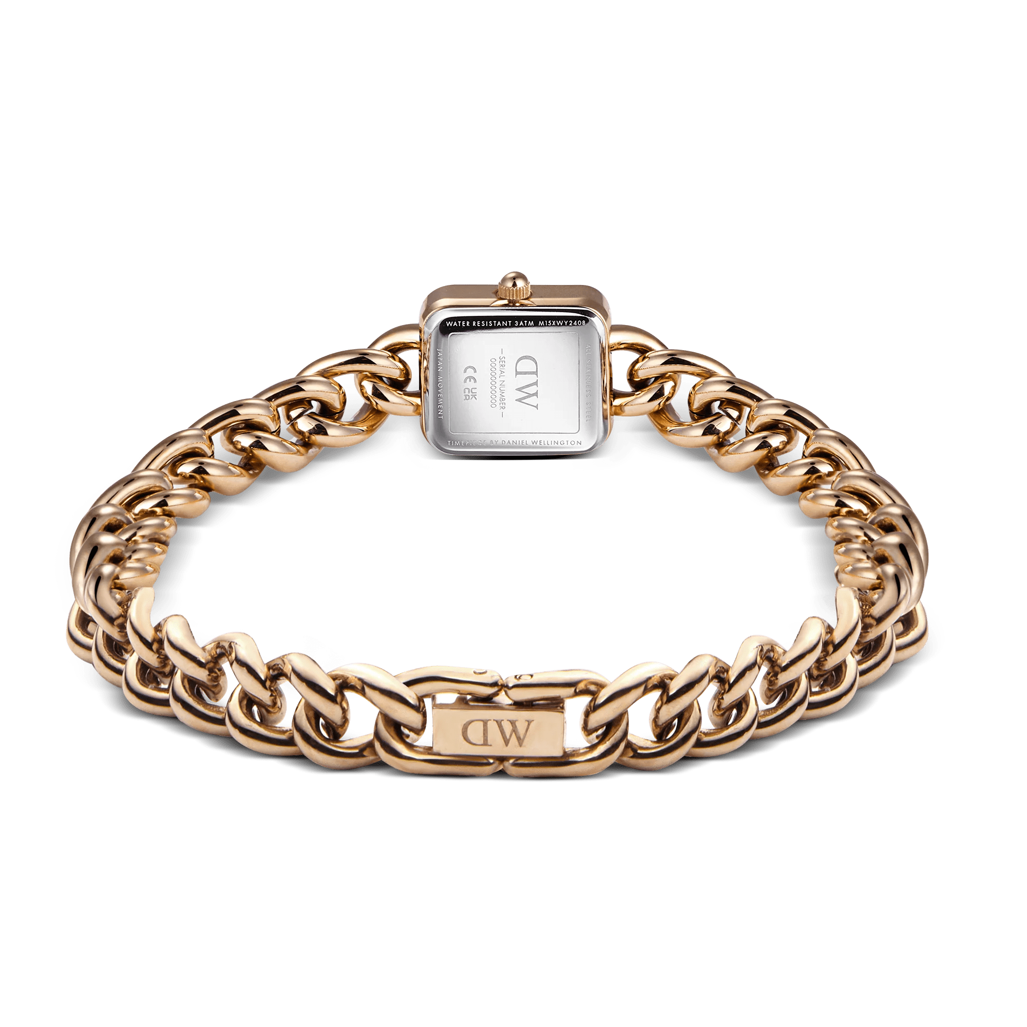 Reloj Cadena Jolie — Con brazalete de cadena en oro / oro rosa / plata — ROUCLÊ Maison Contemporaine