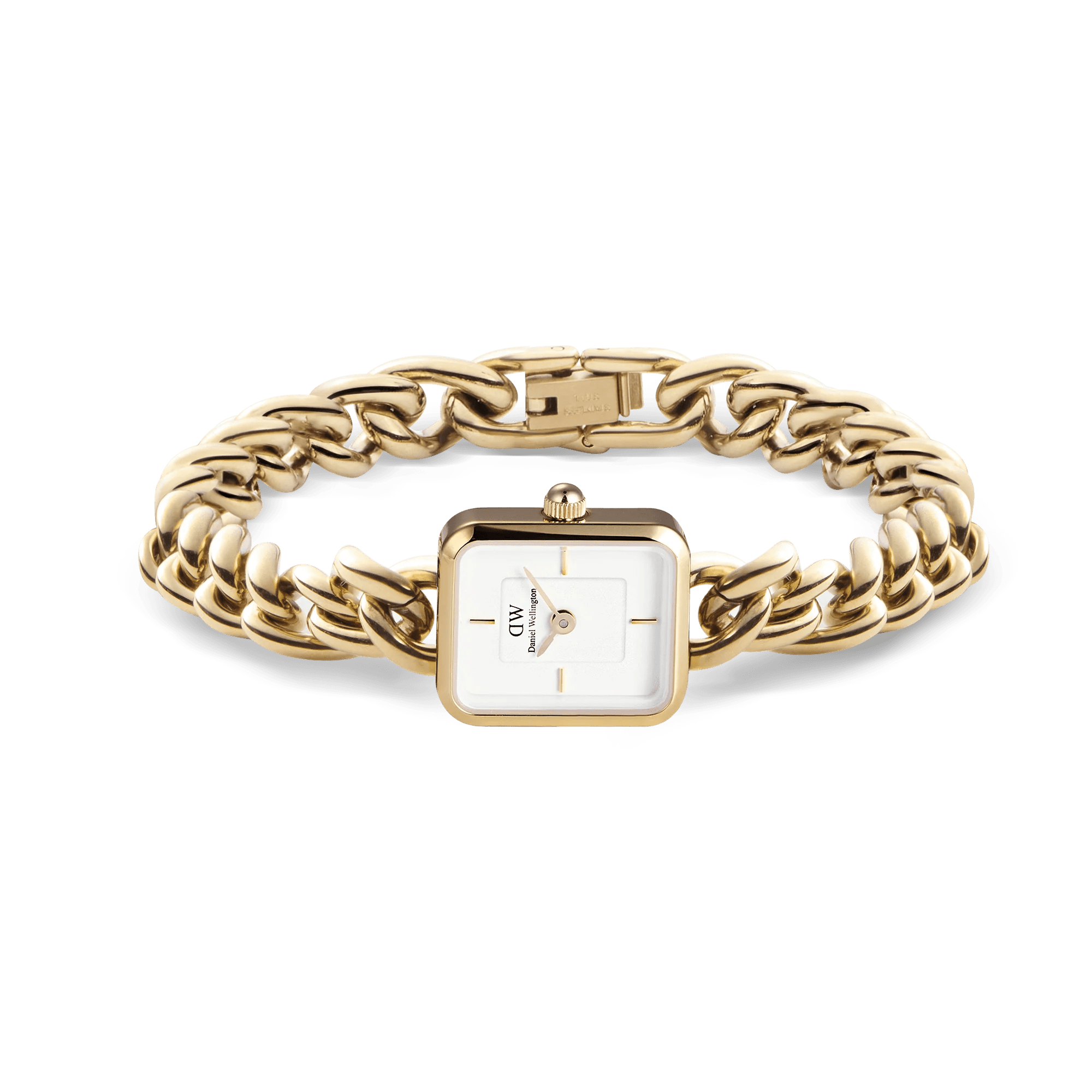 Reloj Cadena Jolie — Con brazalete de cadena en oro / oro rosa / plata — ROUCLÊ Maison Contemporaine