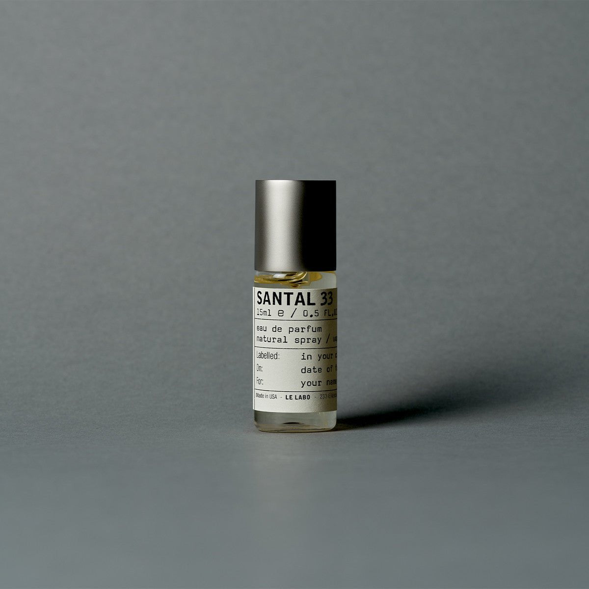 SANTAL 33 — Eau de Parfum (15, 50 y 100 ml) Le Labo — ROUCLÊ Maison Contemporaine