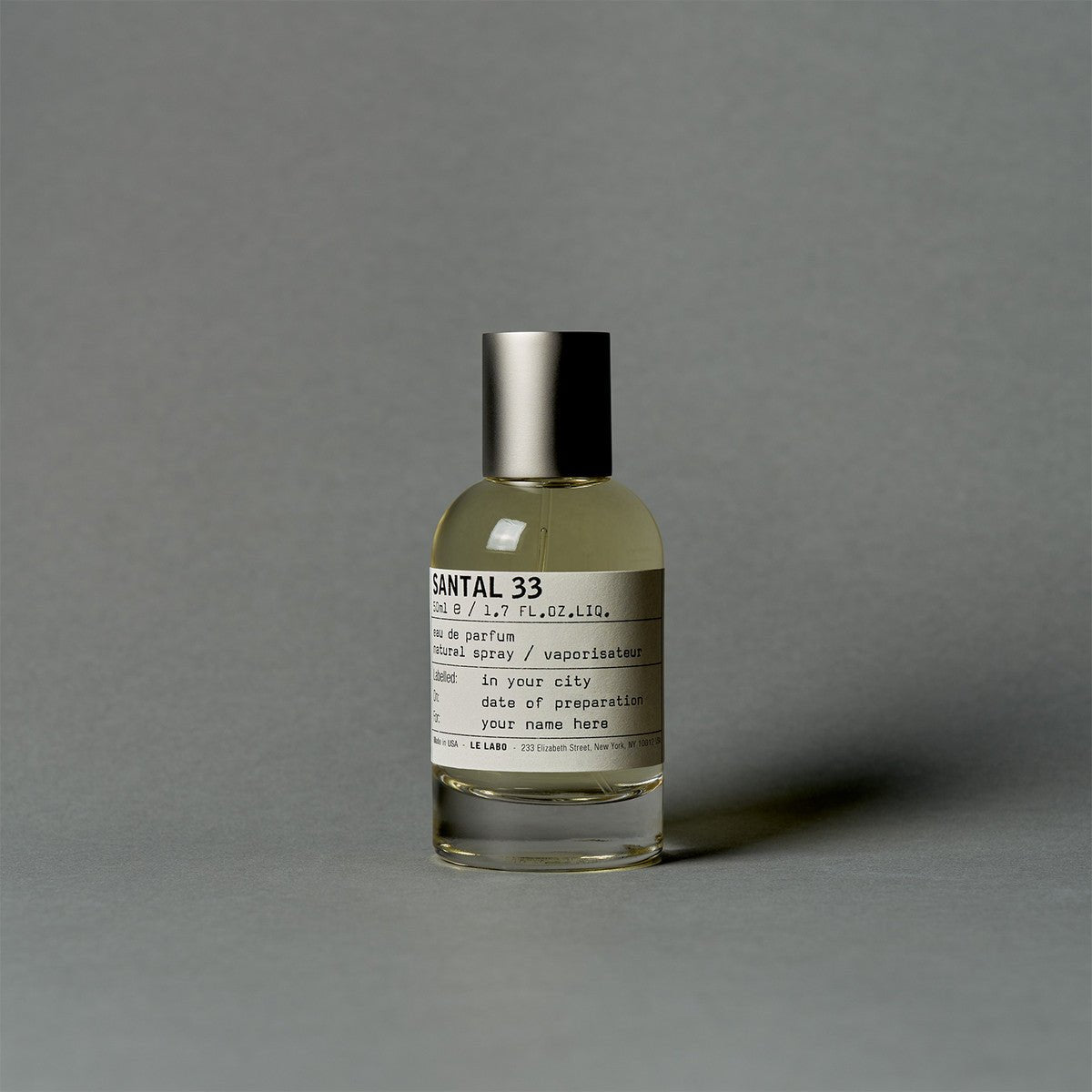 SANTAL 33 — Eau de Parfum (15, 50 y 100 ml) Le Labo — ROUCLÊ Maison Contemporaine