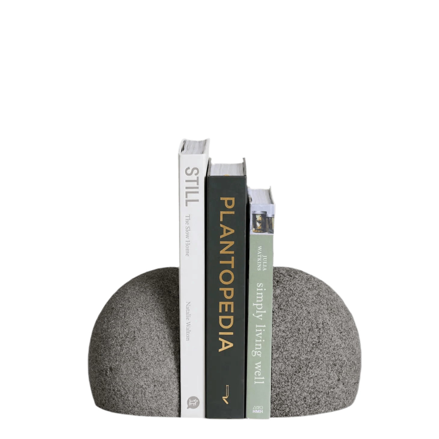 Sujetalibros arquitectónicos — Piedra natural (juego de 2) — ROUCLÊ Maison Contemporaine