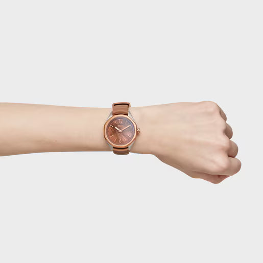 Reloj mocha con movimiento suizo — TOUS Now Lady
