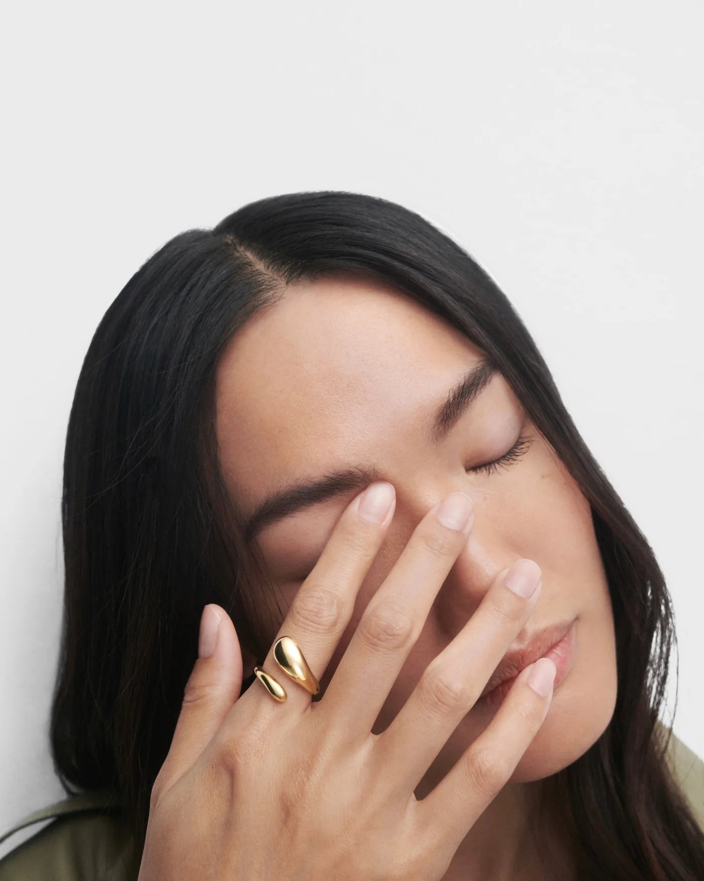 Anillo Orbit — Plata de ley bañada en oro 18k — ROUCLÊ Maison Contemporaine