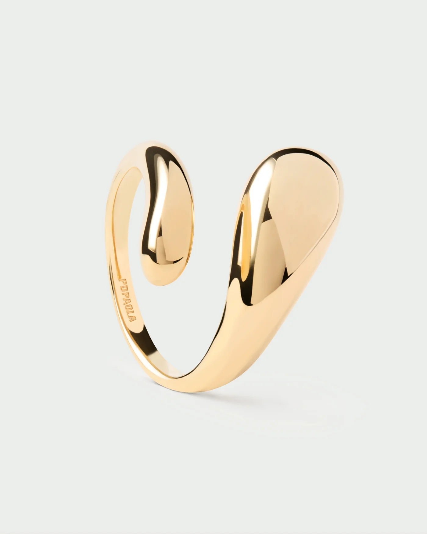 Anillo Orbit — Plata de ley bañada en oro 18k — ROUCLÊ Maison Contemporaine
