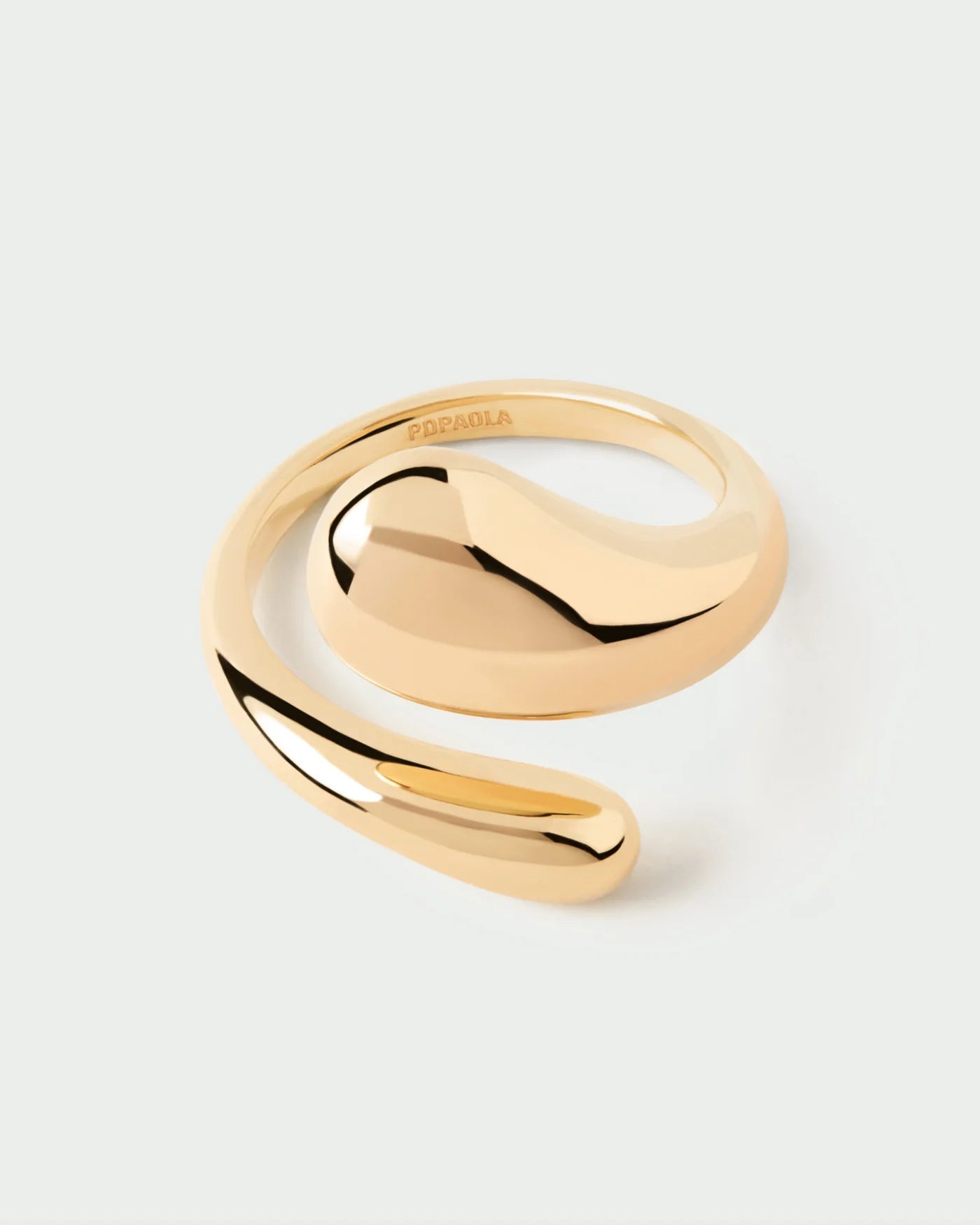Anillo Orbit — Plata de ley bañada en oro 18k — ROUCLÊ Maison Contemporaine