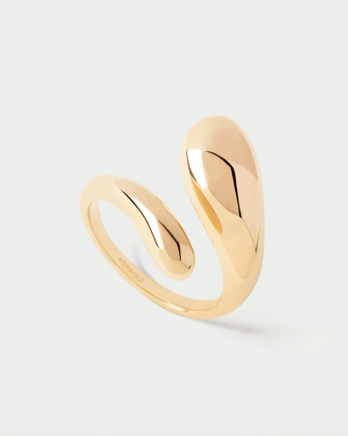 Anillo Orbit — Plata de ley bañada en oro 18k — ROUCLÊ Maison Contemporaine