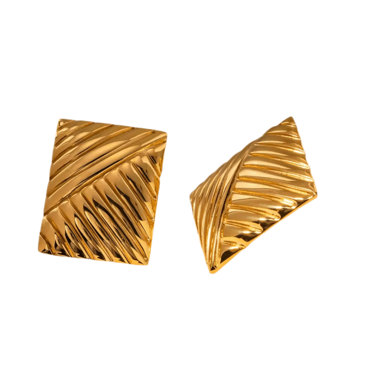 Blade — Pendientes Bañados en Oro — ROUCLÊ Maison Contemporaine