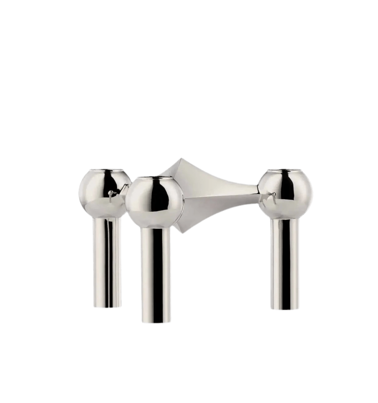 Candelabro STOFF Nagel — Cromo escultural — ROUCLÊ Maison Contemporaine