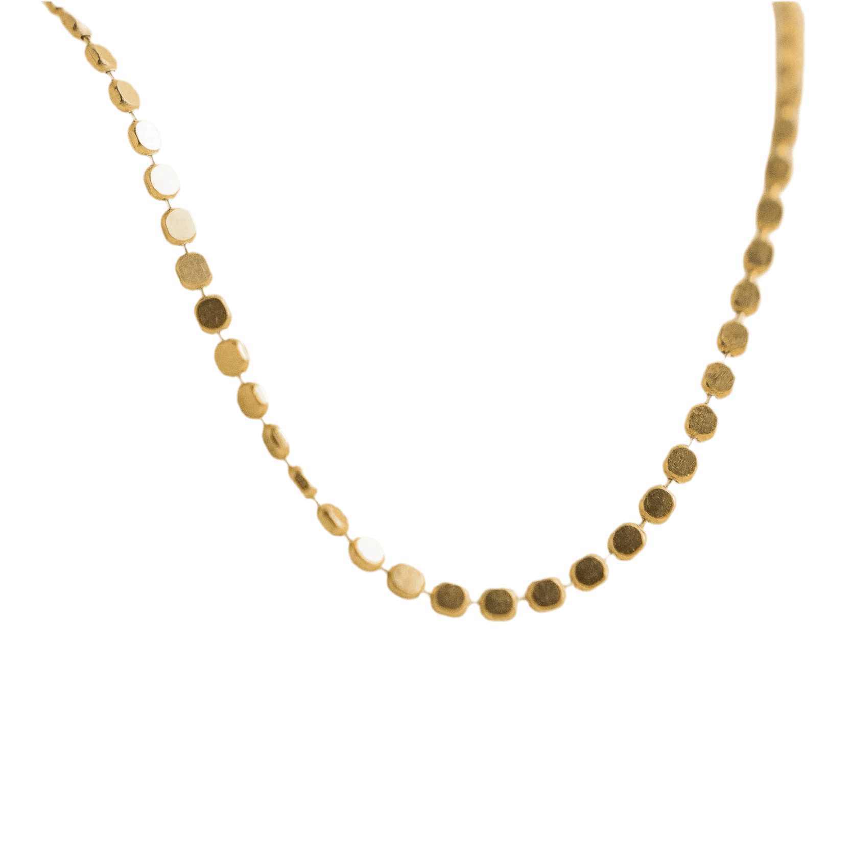 Collar Anatole — Cadena fina dorada de diseño clásico — ROUCLÊ Maison Contemporaine
