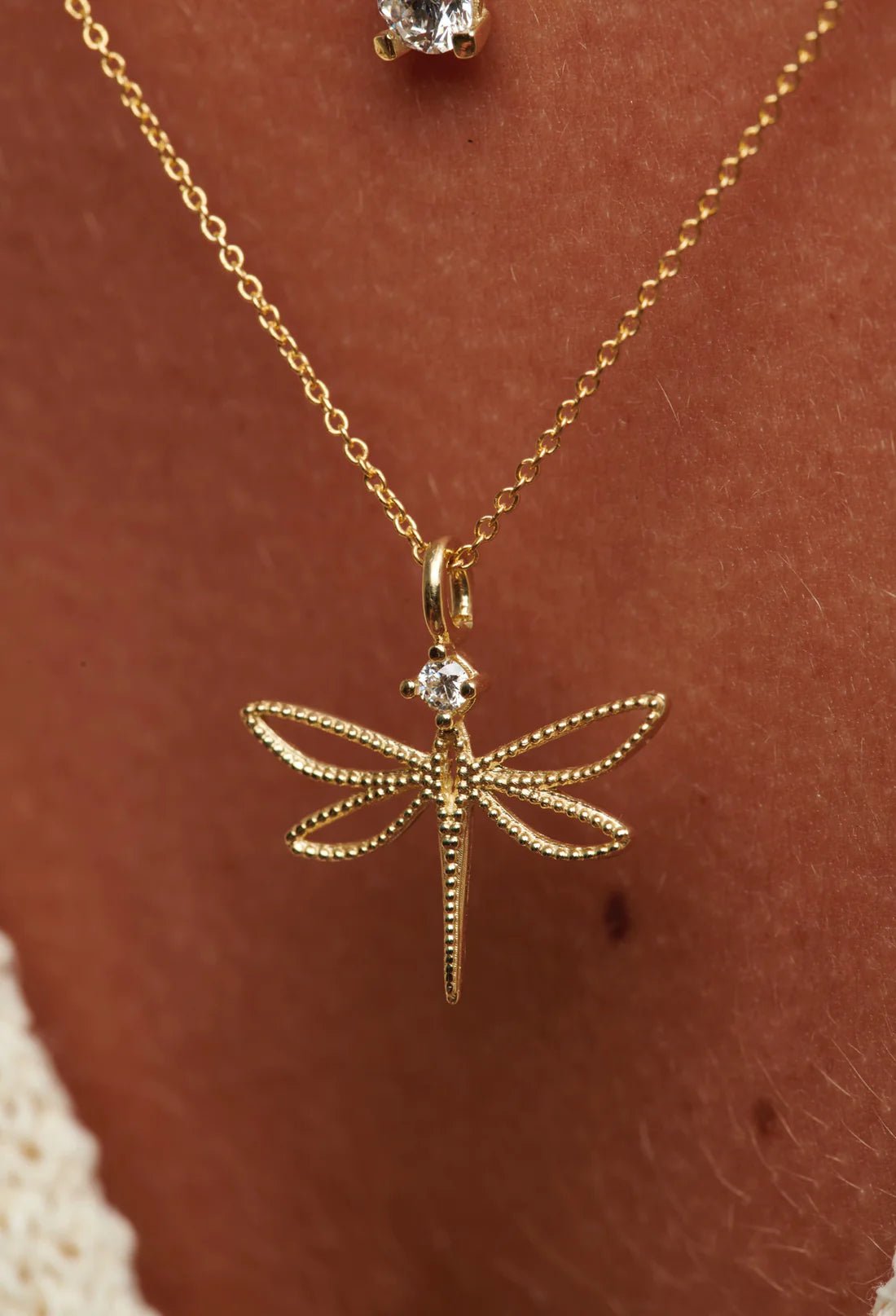 Collar Iconic — en oro 9K con diamante 2,25 mm de laboratorio — ROUCLÊ Maison Contemporaine