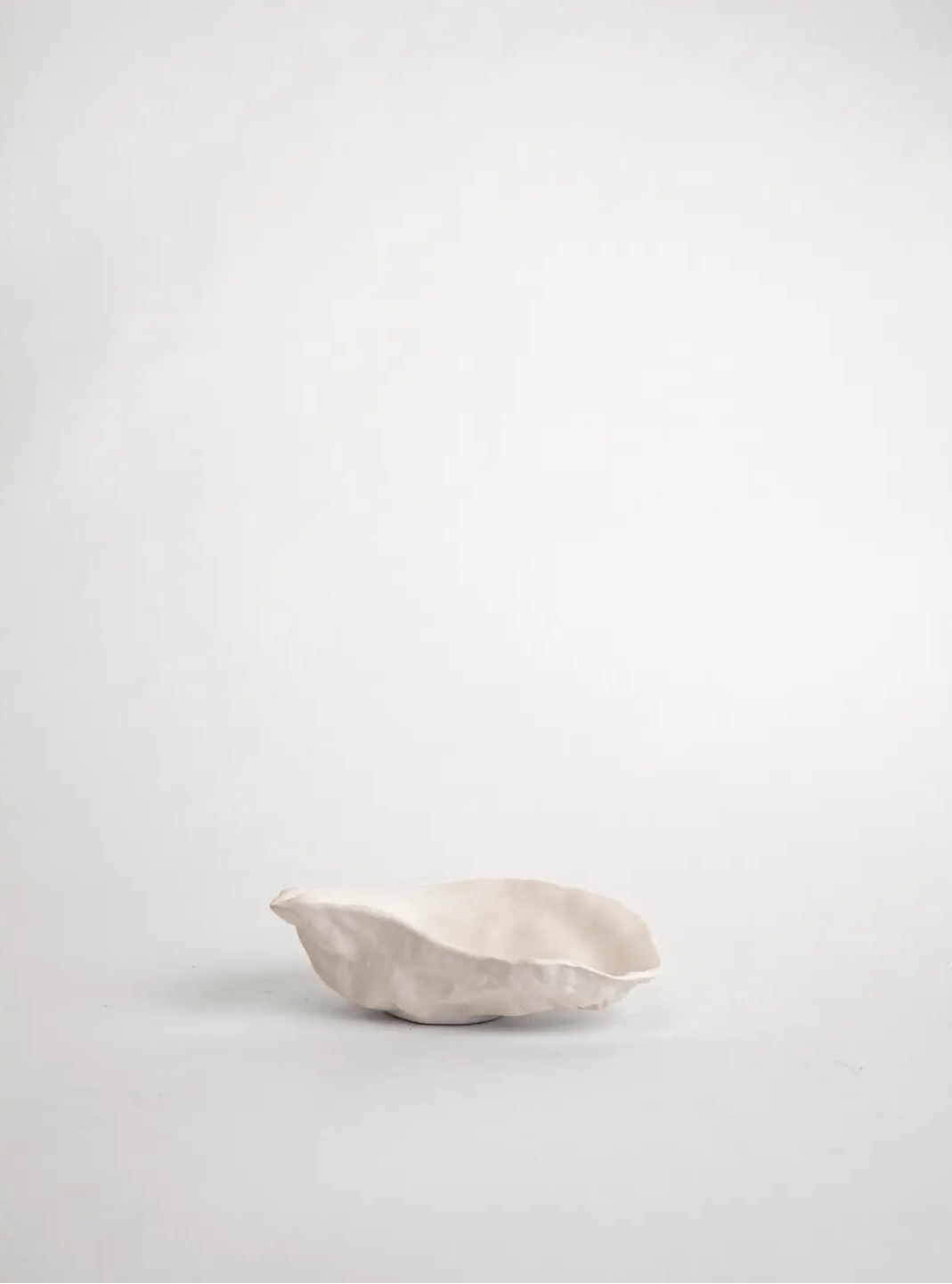 Cuenco Oyster — Dolomita esmalta — ROUCLÊ Maison Contemporaine