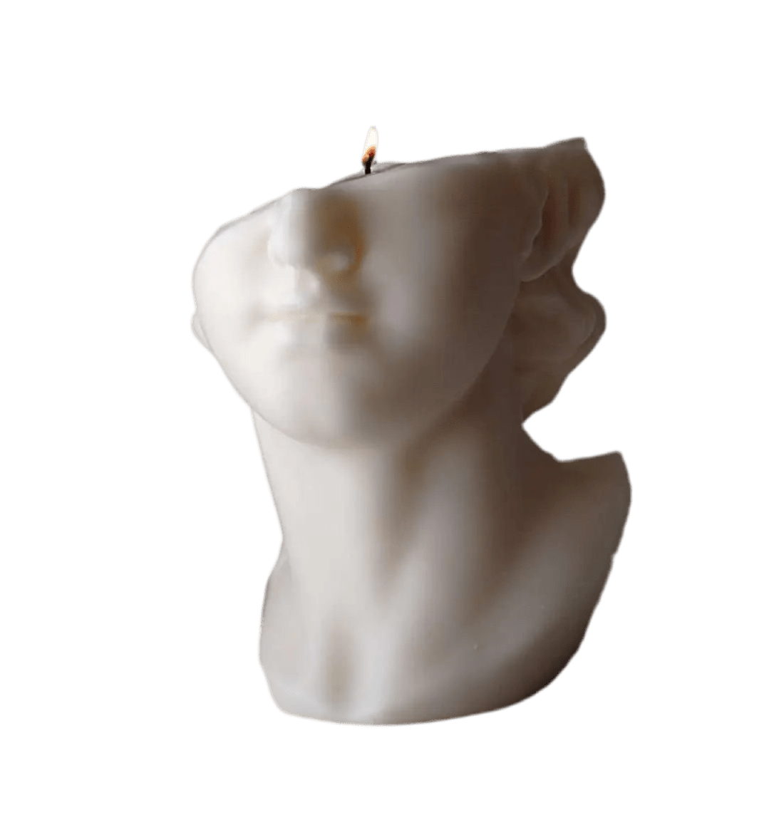 David — Vela escultórica de cera de soja sin perfume — ROUCLÊ Maison Contemporaine