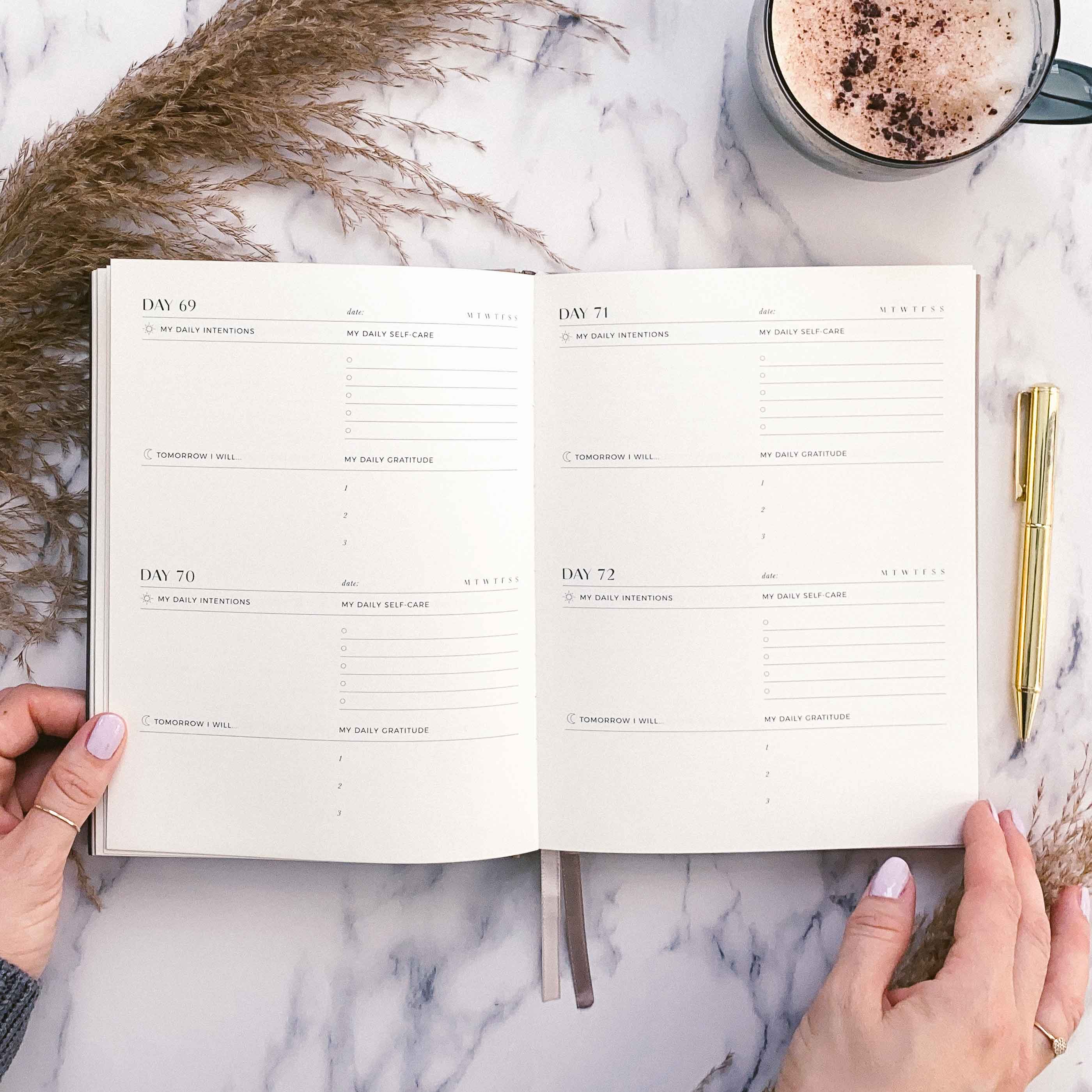 Diario de reflexión y gratitud My Daily Self - Care — ROUCLÊ Maison Contemporaine