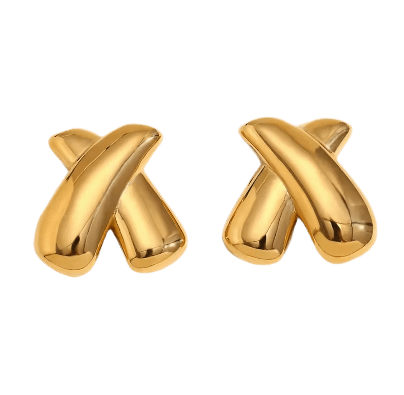 Helios Crest — Pendientes Bañados en Oro — ROUCLÊ Maison Contemporaine