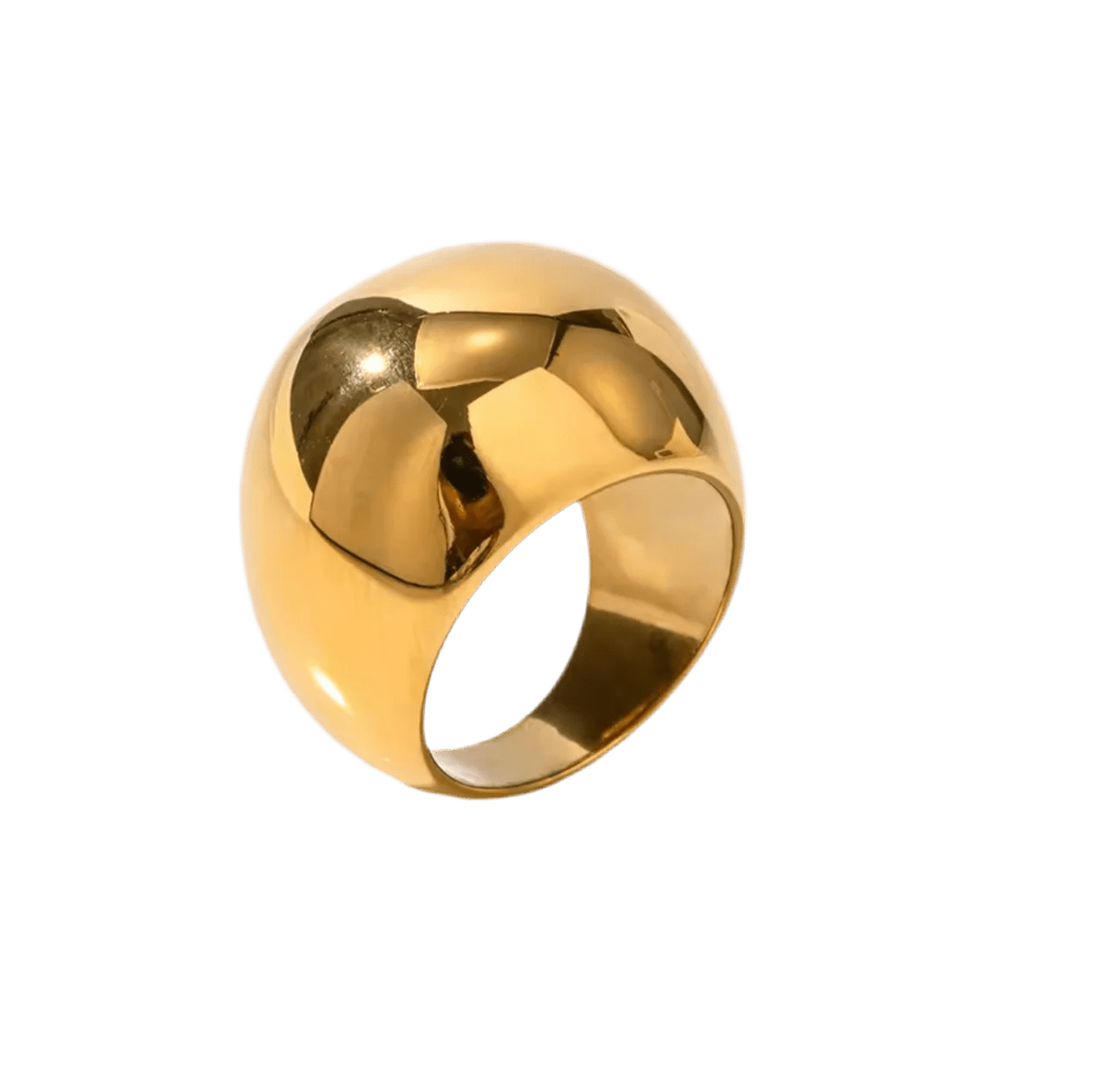 Orb — Anillo Escultural Bañado en Oro — ROUCLÊ Maison Contemporaine