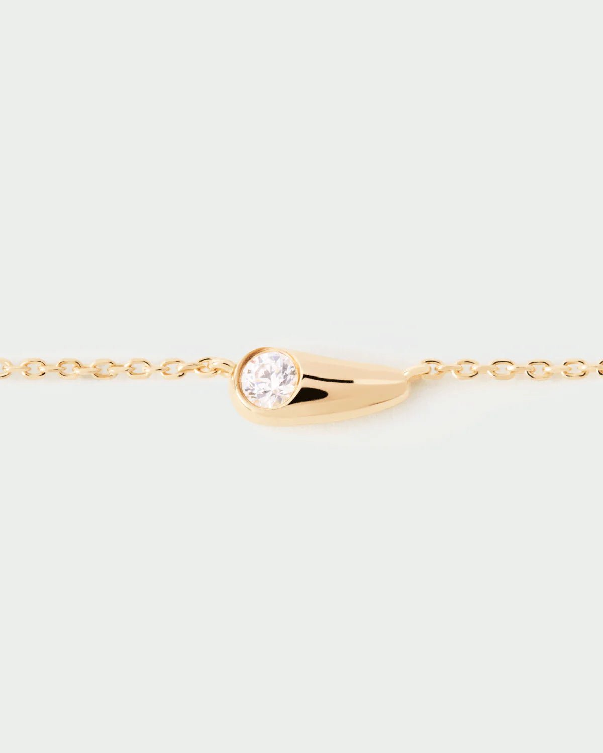 Pulsera Becca — Gotas con circonitas blancas — ROUCLÊ Maison Contemporaine