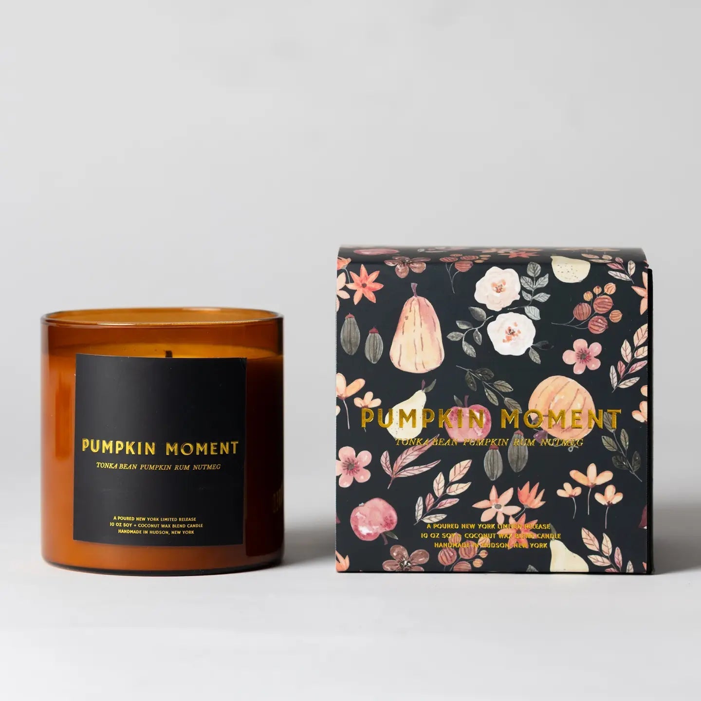 Pumpkin Moment — Vela estacional de haba tonka, calabaza y ron — ROUCLÊ Maison Contemporaine