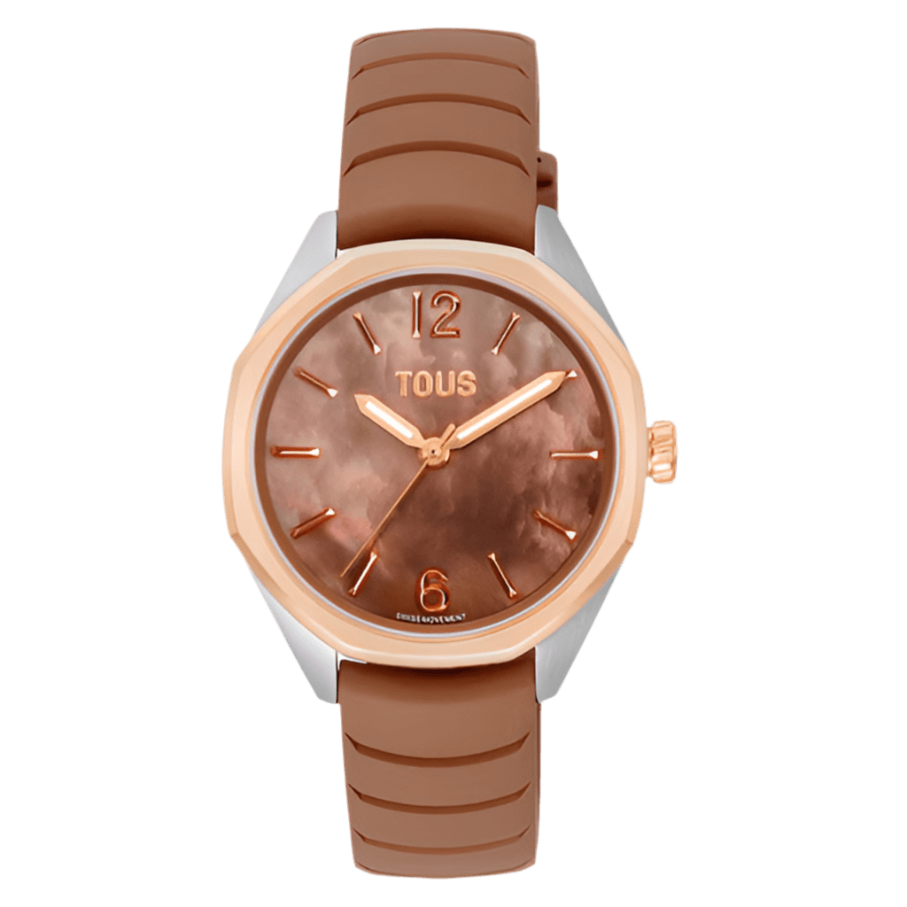 Reloj mocha con movimiento suizo — TOUS Now Lady