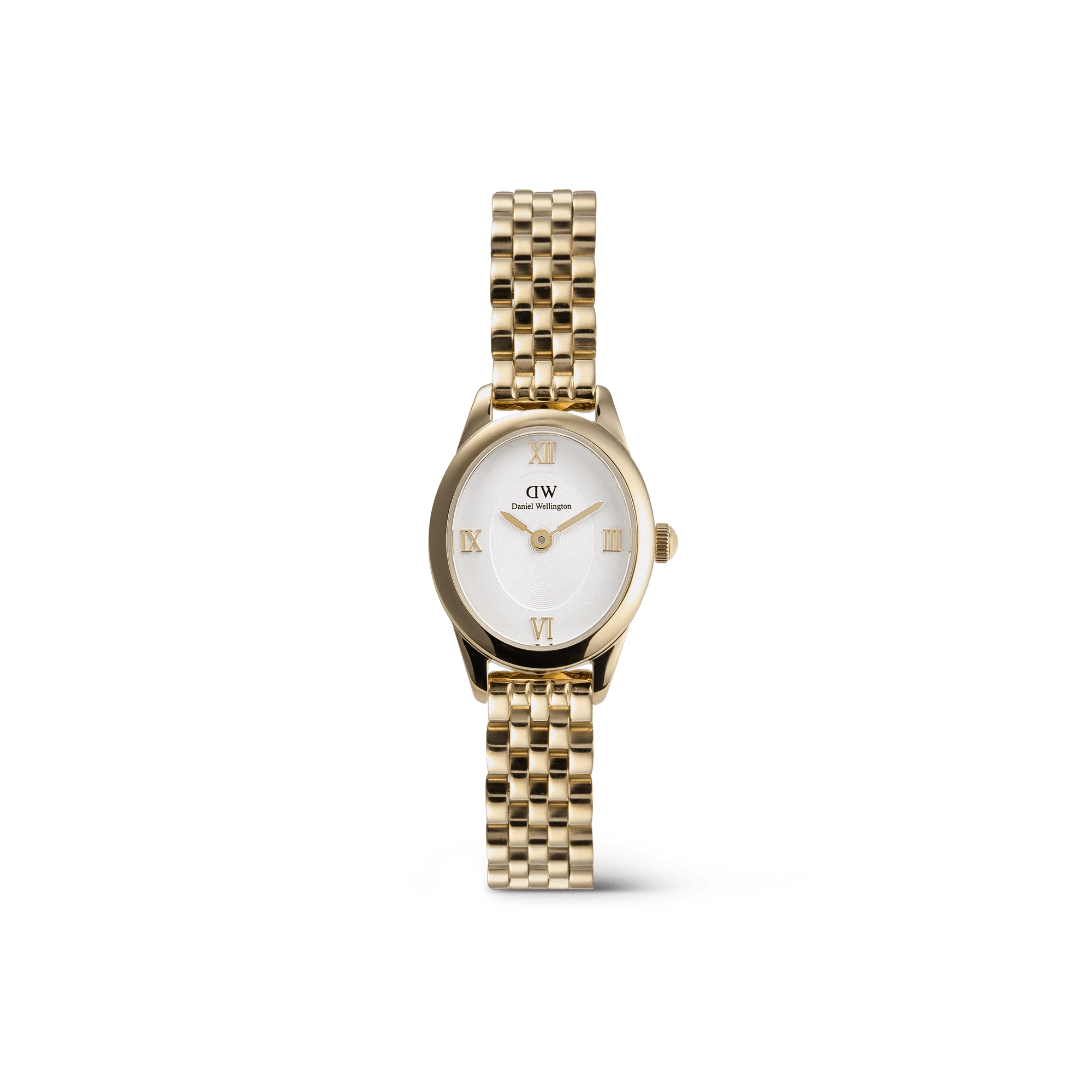 Reloj Ophelia Mini — Ovalado con brazalete metálico en oro / oro rosa / plata — ROUCLÊ Maison Contemporaine