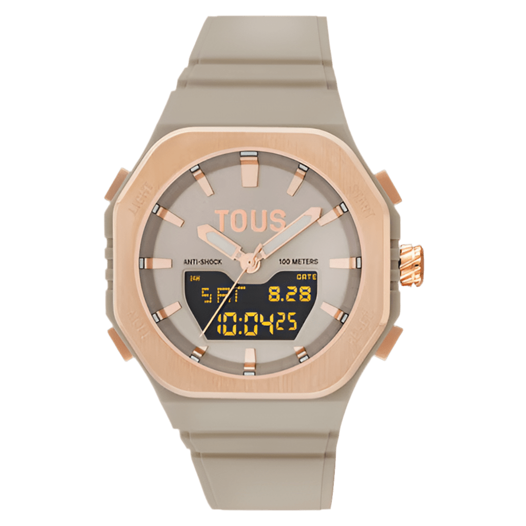 Reloj topo con esfera LCD analógica/digital — TOUS Bet — ROUCLÊ Maison Contemporaine